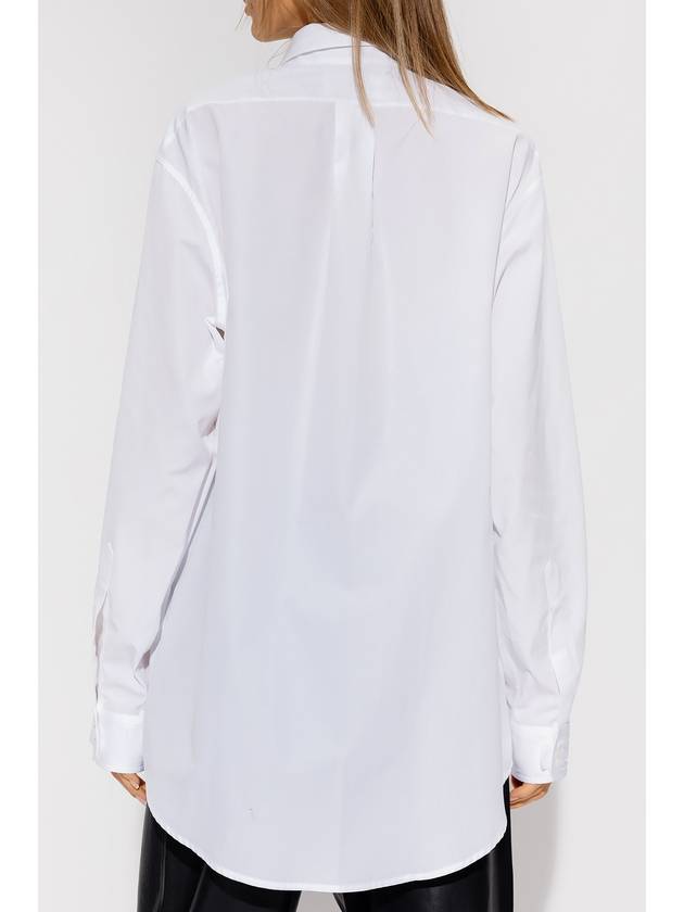 Pocket Cotton Long Sleeve Shirt White - MAISON MARGIELA - BALAAN 5