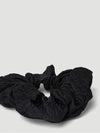 Jacquard Loganza Scrunchy Black - GANNI - BALAAN 5