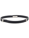 Point Rock Leather Belt Black - BOTTEGA VENETA - BALAAN.