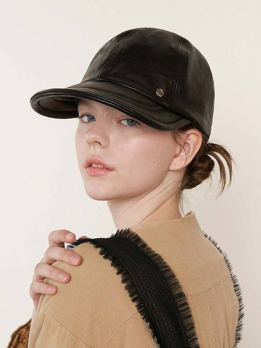 Classic Cap Lambskin Black - BROWN HAT - BALAAN 2