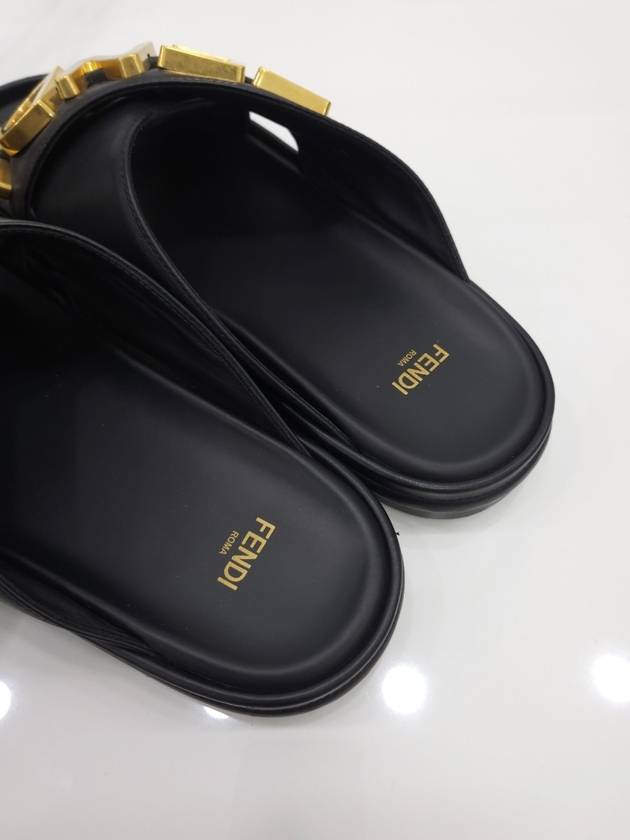 Krappy Metal Logo Slippers 8X8289 38 - FENDI - BALAAN 6