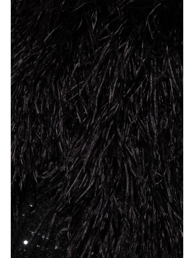 Dolce & Gabbana Feather Vest, Women's, Black - DOLCE&GABBANA - BALAAN 5