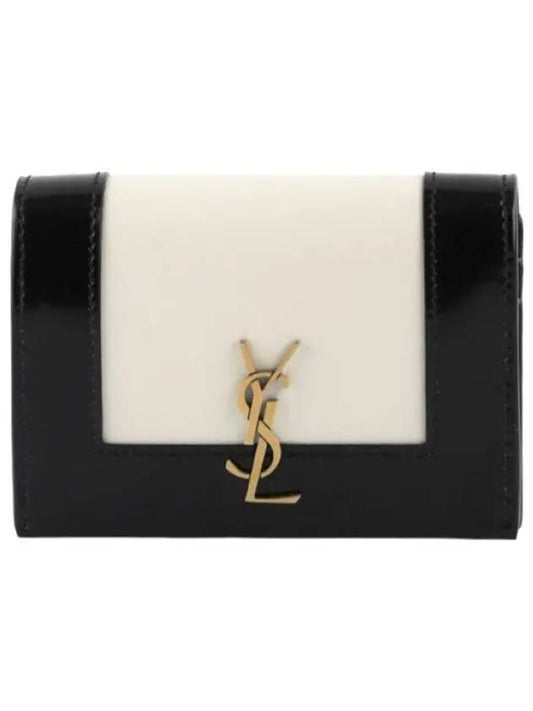 Cassandra Flap Card Case Women s Wallet - SAINT LAURENT - BALAAN 1