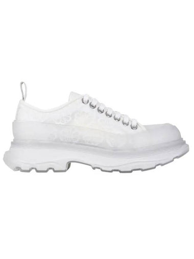 Tread Slick Technical Low Top Sneakers White - ALEXANDER MCQUEEN - BALAAN 1