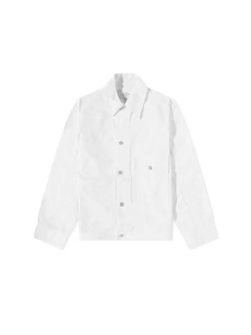 LAZAR cotton denim jacket SNM 840 IVORY - STUDIO NICHOLSON - BALAAN 1