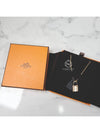 O'Kelly Small Pendant Rose Gold Necklace Noir - HERMES - BALAAN 2