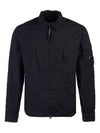 Taylon L Zipped Long Sleeve Shirt Black - CP COMPANY - BALAAN 2