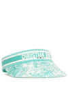 D Smash Toile De Jouy Sauvage Technical Cotton Visor Green - DIOR - BALAAN 5