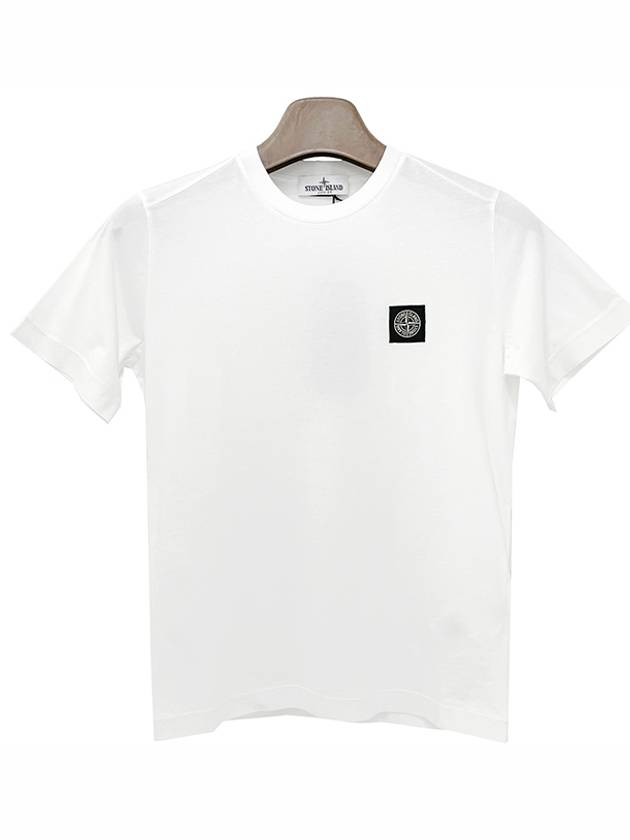 Kids 30/1 Cotton Jersey Short Sleeve T-Shirt White - STONE ISLAND - BALAAN 2