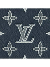 Men's Pochette To Go Monogram Shadow Leather Pouch Bag Ink Blue - LOUIS VUITTON - BALAAN 5