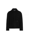 Le Manteau Wool Single Coat Black - JACQUEMUS - BALAAN 2