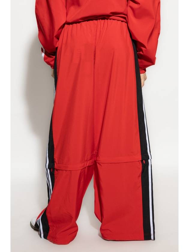 ADIDAS Originals Wide-leg Trousers, Unisex, Red - ADIDAS ORIGINALS - BALAAN 4