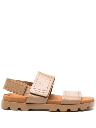 Brutus Leather 2 Strap Sandals Beige - CAMPER - BALAAN 1