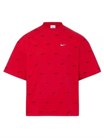 Jacquemus Swoosh T-Shirt University Red Asia - NIKE - BALAAN 2