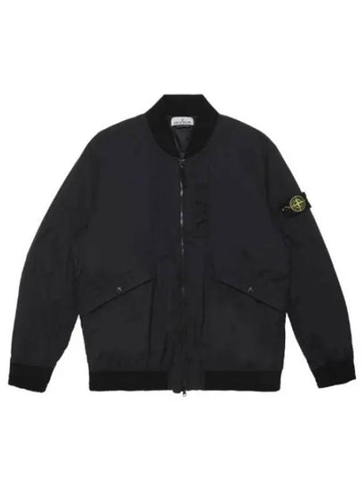 Skin Touch Nylon TC Primaloft Bomber Jacket Black - STONE ISLAND - BALAAN 2