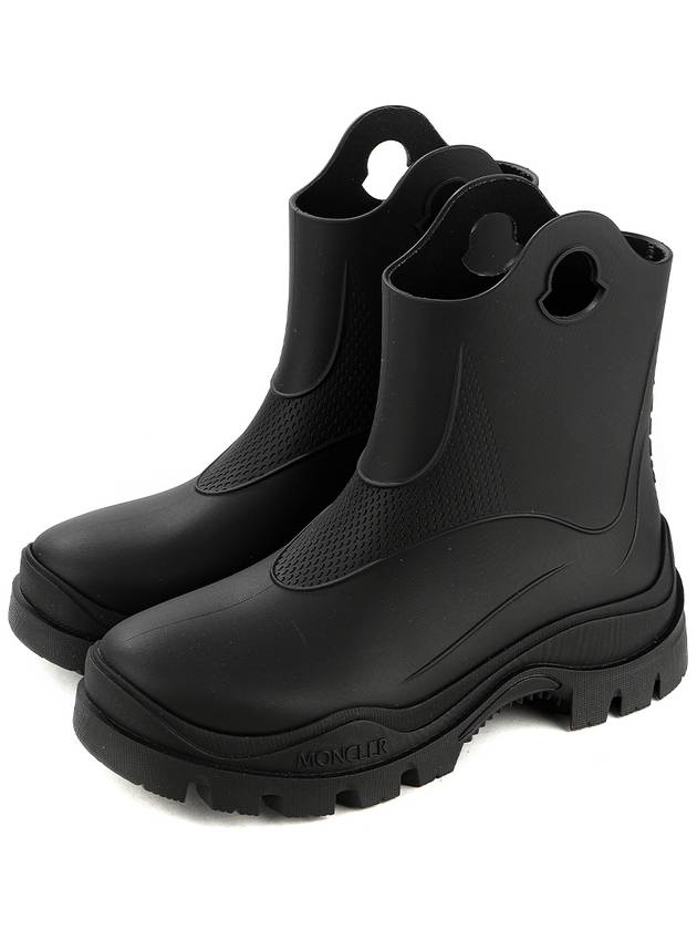 Misty Elastodien Rain Boots Black - MONCLER - BALAAN 2