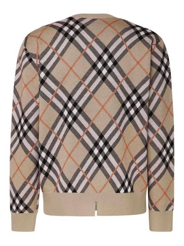 Nova Check Knit Top Brown - BURBERRY - BALAAN 3