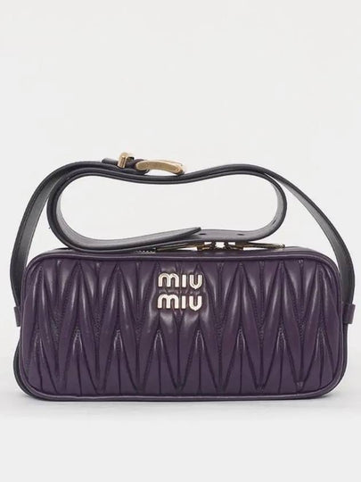 Materasse Nappa Leather Shoulder Bag Viola - MIU MIU - BALAAN 2