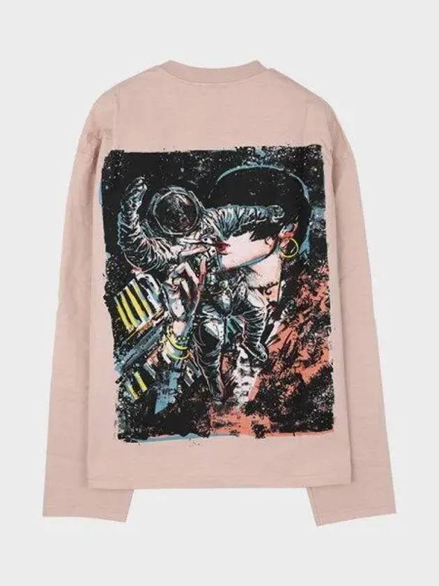 Astro back printing overfit sleeve sweatshirt NMS19225 113 1038546 - IH NOM UH NIT - BALAAN 1