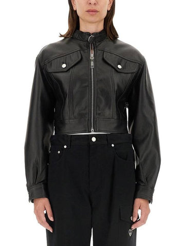 Moschino Jeans Biker Jacket - MOSCHINO - BALAAN 1