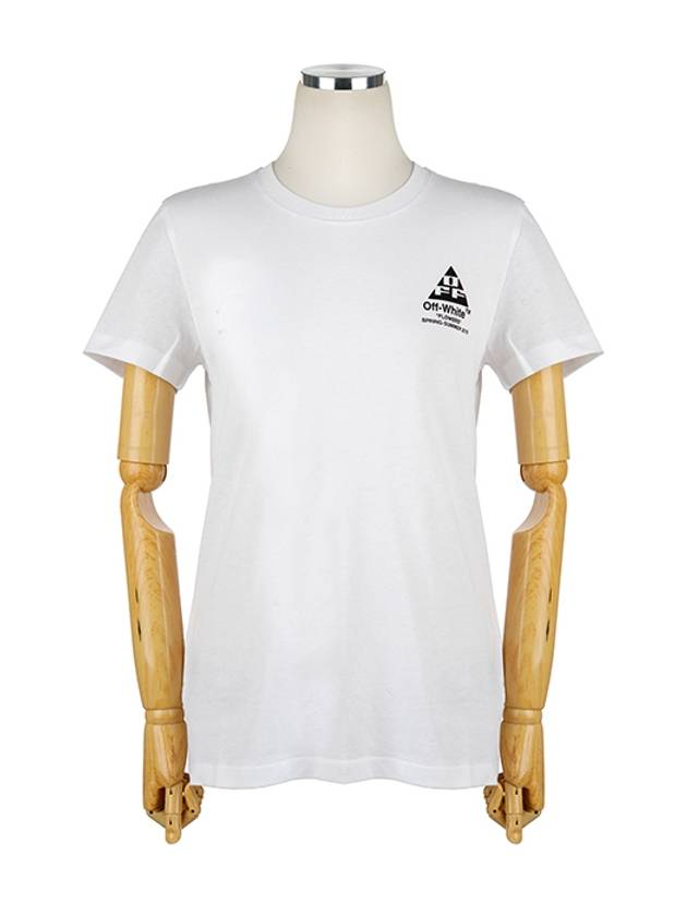 Cotton Casual Short Sleeve T-Shirt White - OFF WHITE - BALAAN 3