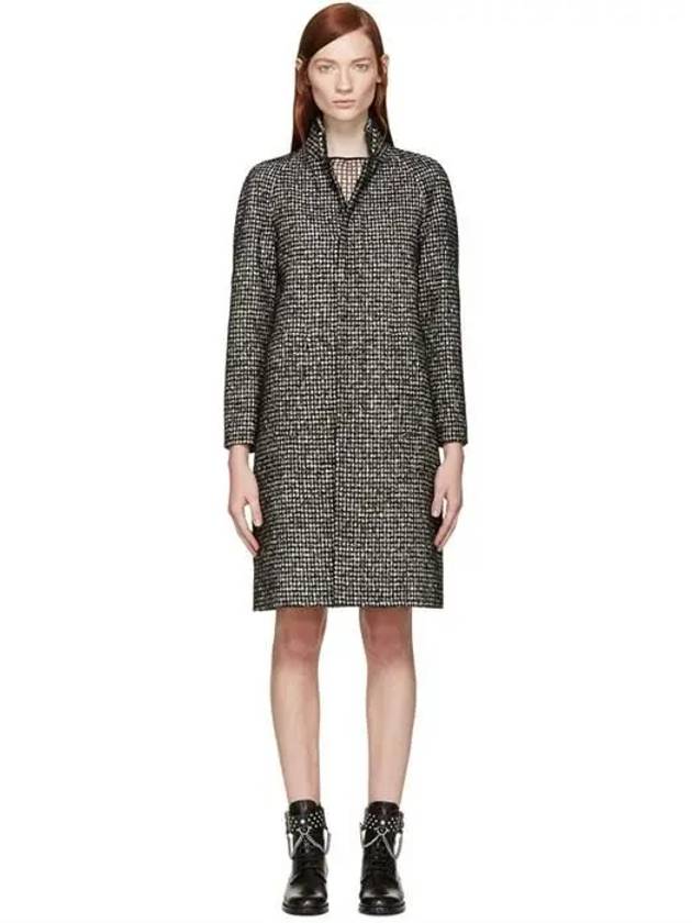 15FW Houndstooth Wool Coat 402944 Y144J 9166 - SAINT LAURENT - BALAAN 2