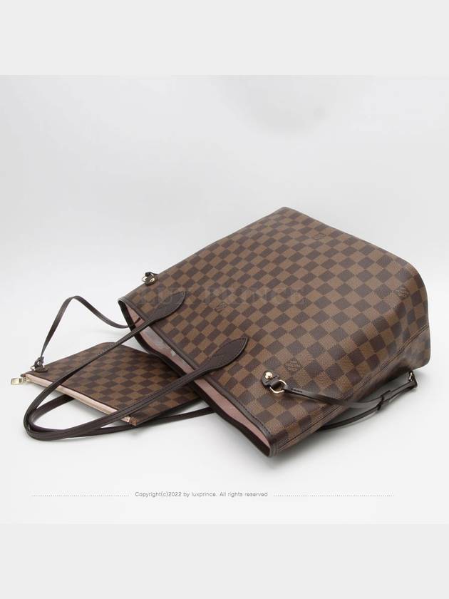 Damier Neverfull MM Pink 11169hva - LOUIS VUITTON - BALAAN 4