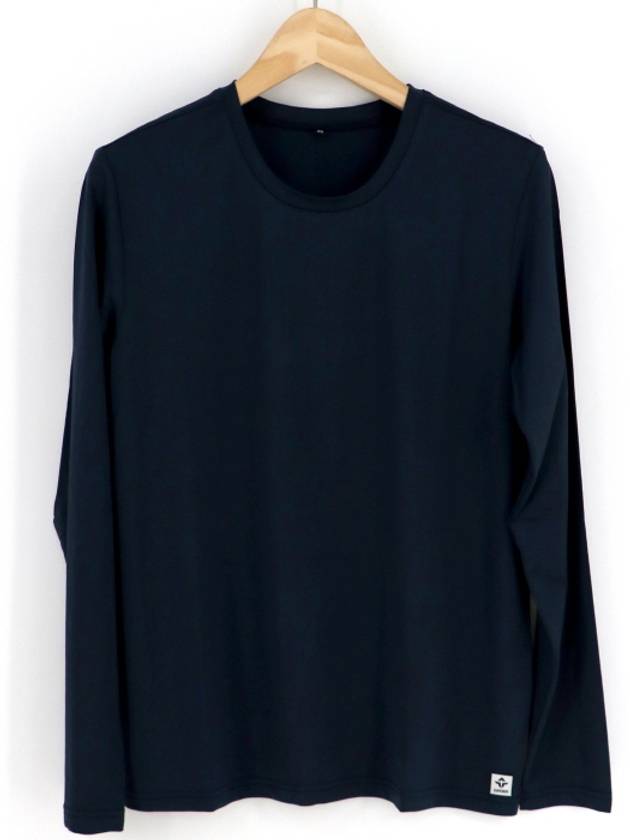 Basic Round Long Sleeve T-Shirt Navy - SUPENER - BALAAN 2