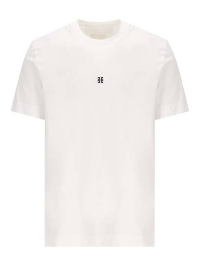 4G Logo Cotton Short Sleeve T-shirt White - GIVENCHY - BALAAN 2