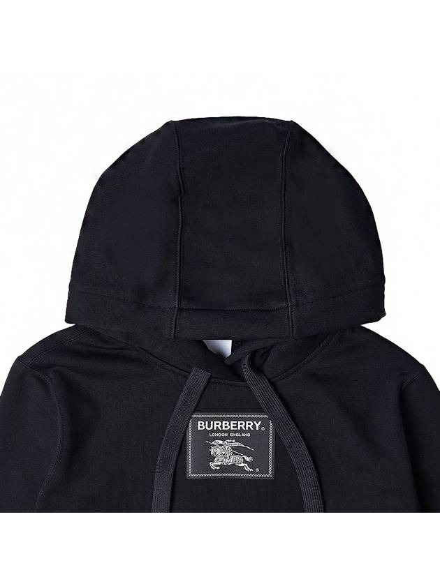 Women's Prorsum Label Cotton Hoodie Black - BURBERRY - BALAAN 4