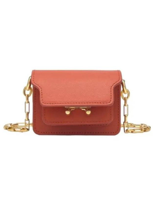 Trunk Nano Chain Cross Bag Brick - MARNI - BALAAN 1