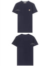 Fox Head Patch Classic Short Sleeve T-Shirt Navy - MAISON KITSUNE - BALAAN 6