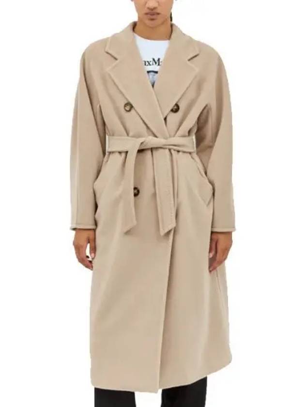 Madame Wool Cashmere Double Coat Beige - MAX MARA - BALAAN 2