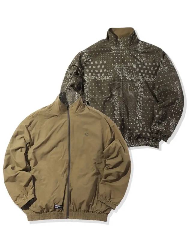 Reversible Bandana Trucker Jacket Khaki - OFFGRID - BALAAN 4