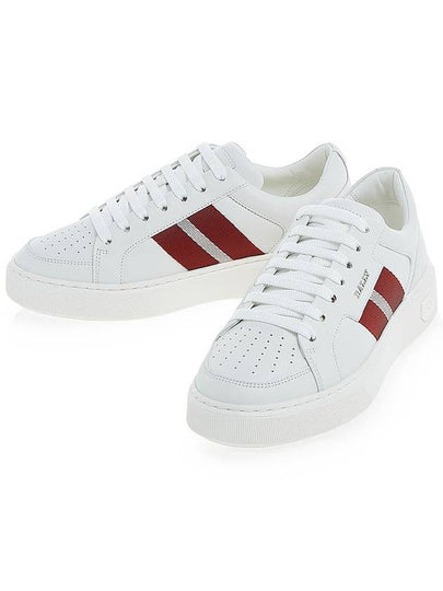 Moony Leather Low Top Sneakers White - BALLY - BALAAN 2