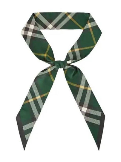 Vintage Check Pointed Tip Scarf Green - BURBERRY - BALAAN 2