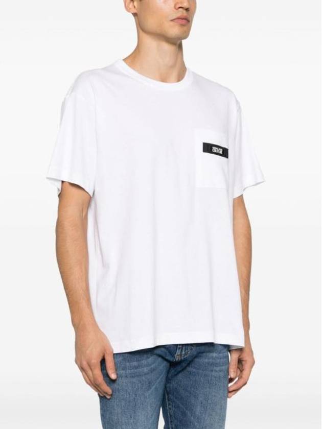 Short Sleeve T Shirt 76GAHE05CJ00E003 White - VERSACE - BALAAN 5