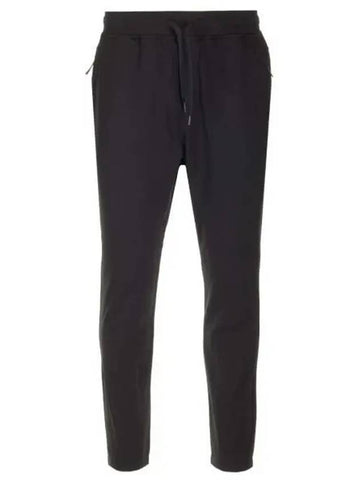 Metropolis Stretch Fleece Track Pants Black - CP COMPANY - BALAAN 1