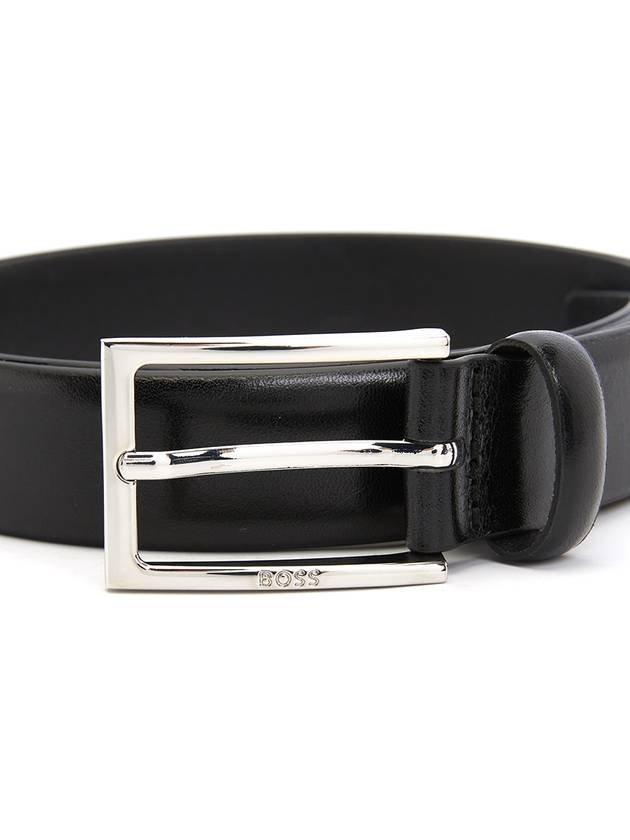 CED-D Leather Belt Black - HUGO BOSS - BALAAN 6