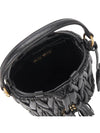 Matelasse Nappa Leather Bucket Bag Black - MIU MIU - BALAAN 6