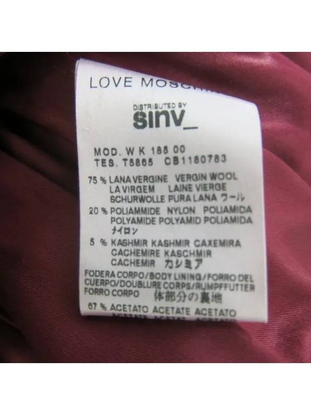 Smith Market used luxury goods red coat women s clothing - MOSCHINO - BALAAN 4