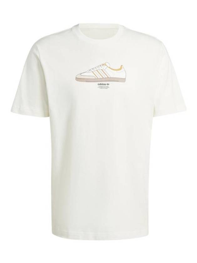 short sleeve t shirt IZ2573 beige - ADIDAS - BALAAN 1