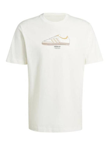 Training Supply Sport Short Sleeve T Shirt Off White - ADIDAS - BALAAN 1