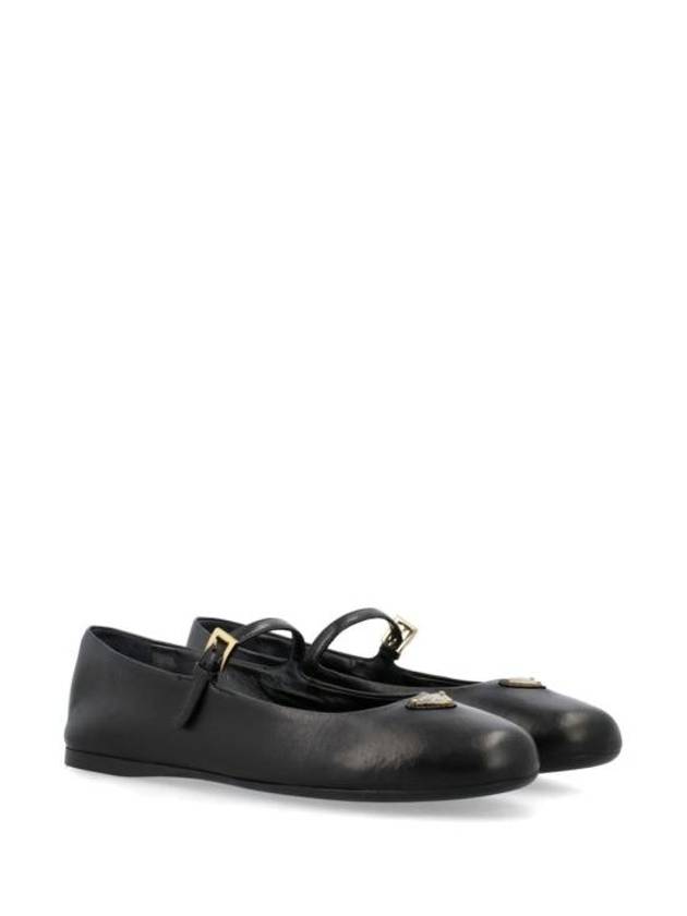 Patent Leather Ballerina Shoes Black - PRADA - BALAAN 4