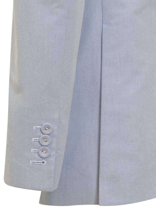 23 ss OXFORF FABRIC BLAZER WITH SILK LINING FBC862A02188480 B0650289353 - THOM BROWNE - BALAAN 4