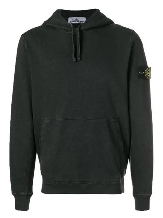 Same day New Wappen Patch Hooded T shirt Charcoal 691566161 V0165 - STONE ISLAND - BALAAN 2