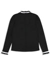 Daisy Puff Ruffle T-Shirt Women Long Sleeve T-Shirt Black MCSS24TS6BK - MACKY - BALAAN 3