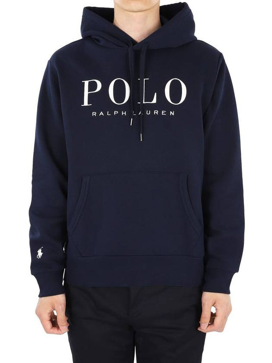 Polo men s logo popover hood sweatshirt navy 710860831 004 - RALPH LAUREN - BALAAN 1