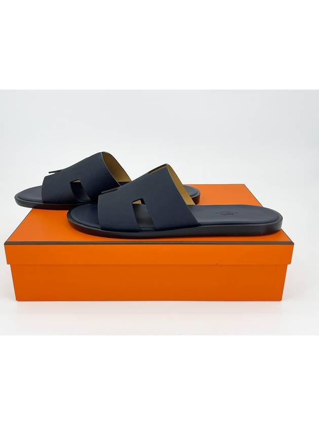 Izmir Leather Slippers Marine Brown - HERMES - BALAAN 2