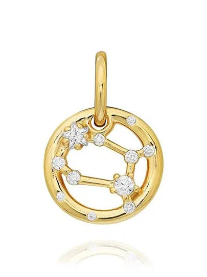 Gemini Zodiac Dangle Bracelet Charm Gold - PANDORA - BALAAN 2